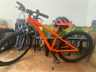 Bicicleta Rockrider 500 Naranja