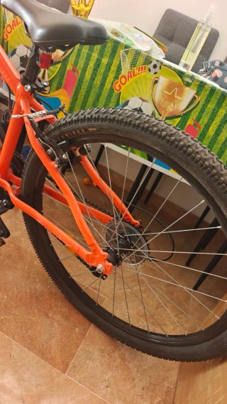 Bicicleta Rockrider 500 Naranja