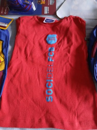 Lote Ropa y Accesorios Bebé FC Barcelona