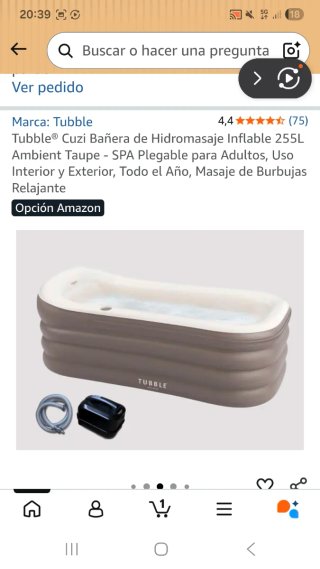 Jacuzzi Bañera Tubble Cuzi - Negra