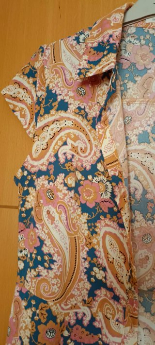 Vestido largo estampado floral