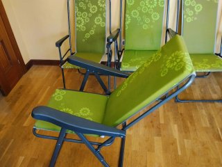 Conjunto 4 sillas y mesa camping/jardín/playa