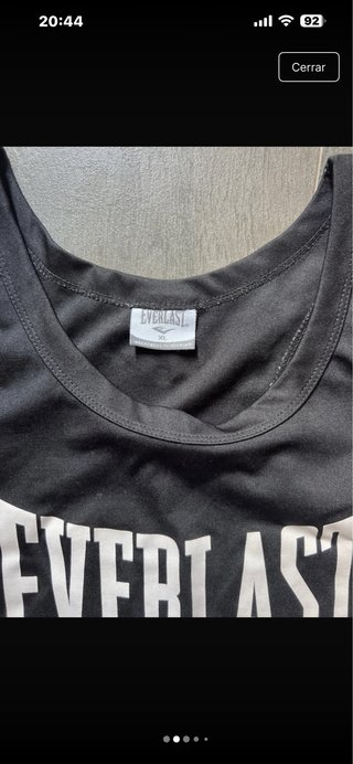 Camiseta sin mangas Everlast Talla M