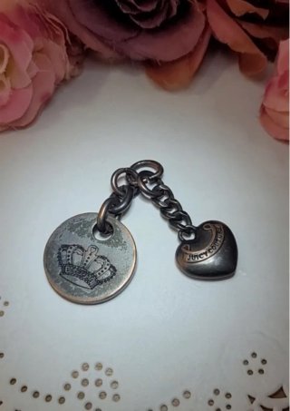 Colgante Juicy Couture Corazón y Corona Vintage