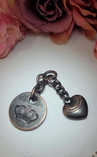 Colgante Juicy Couture Corazón y Corona Vintage