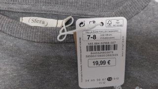 Vestido Sfera niña corona lentejuelas