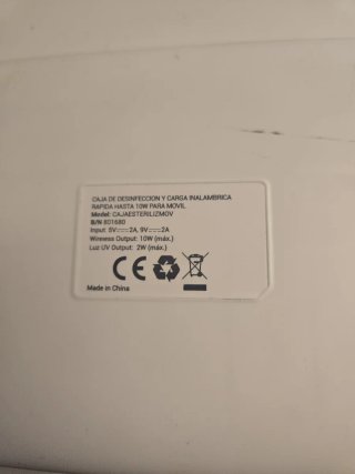 Esterilizador UV para móviles y más.
