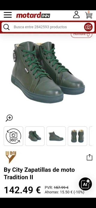 BOTAS DE MOTO BY CITY TRADITION II. TALLA 43