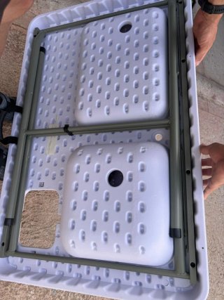 Fregadero de camping portátil