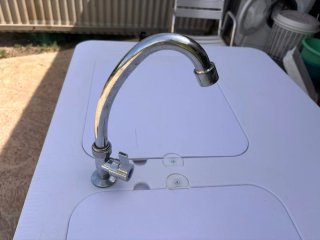 Fregadero de camping portátil