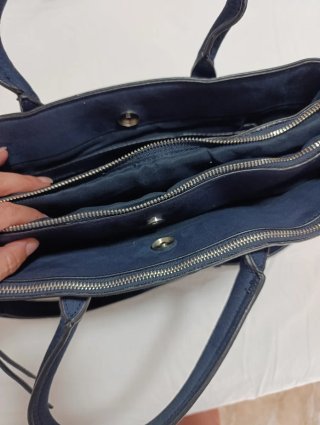 Bolso Parfois azul porta documentos