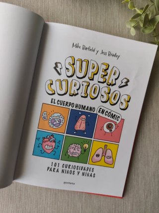 Super Curiosos El cuerpo humano en comic
