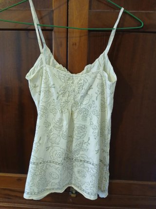 Top tirantes estampado floral