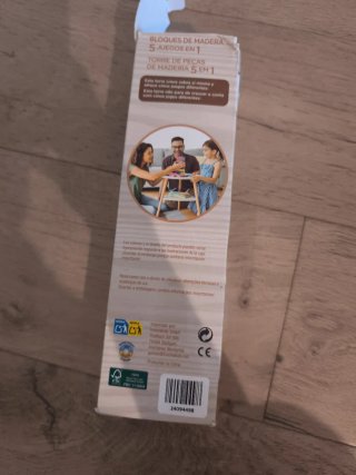 Bloques de Madera Jenga 5 en 1