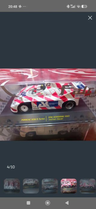 3 Porsche Scalextric 1/32 Falcon