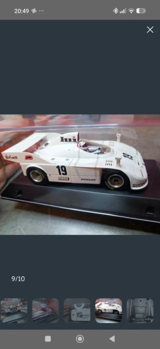 3 Porsche Scalextric 1/32 Falcon