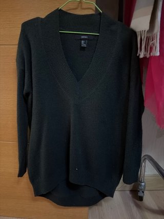 Jersey Forever 21 Verde Talla S Oversize