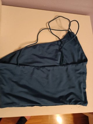 Pack 2 Top cropt top  azul y Negro