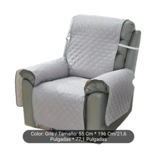 Funda Protectora Sillón Reclinable Gris 55x196cm