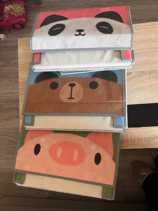 Pack 3 Cajas Almacenaje Animales