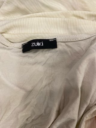 Vestito lungo beige/bianco taglia S