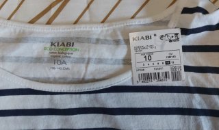 Camiseta niña Kiabi rayas