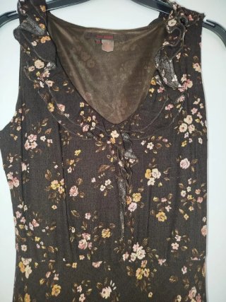 Vestido midi floral Zara