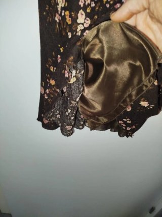 Vestido midi floral Zara