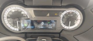 BMW R1200RT Azul oscura y Marrón