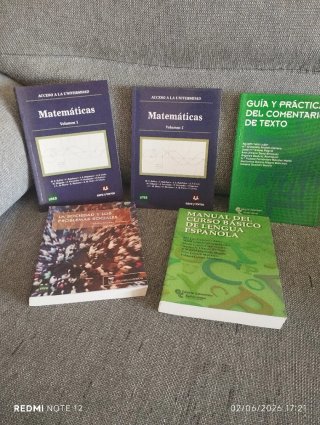 Libri UNED Accesso Università (Matematica, Socia)