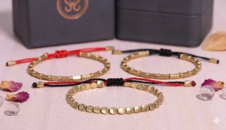 Pulsera Cobre 99.99% Ajustable con cordón a elegir
