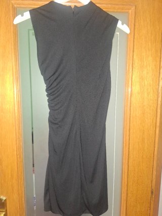 Vestido fiesta Zara negro XS