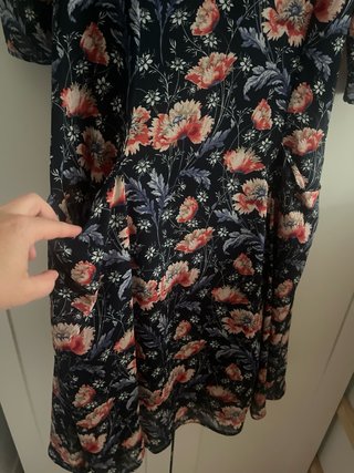 Vestido estampado floral mujer
