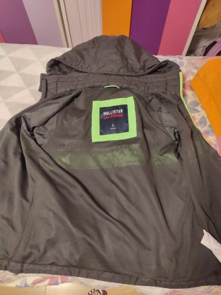Chaqueta Cortavientos Hollister Hombre