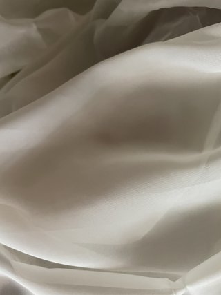 Tenda bianca trasparente
