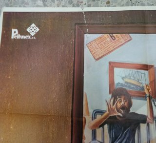 Cartel de cine "De espaldas a la justicia". 1981.
