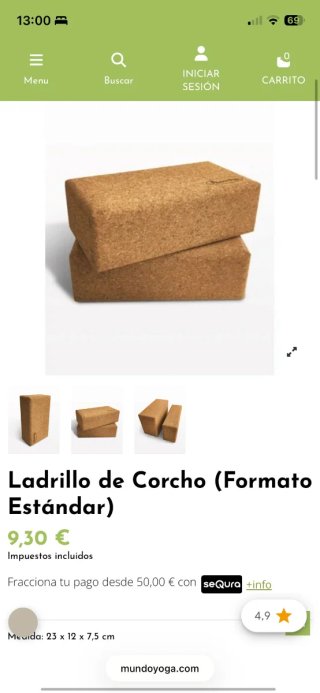 Set Yoga: Esterillas, Bloques y Cinturones