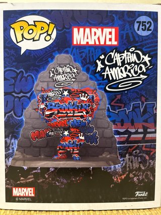 Funko Pop! Capitán América 752 Street Art Deluxe