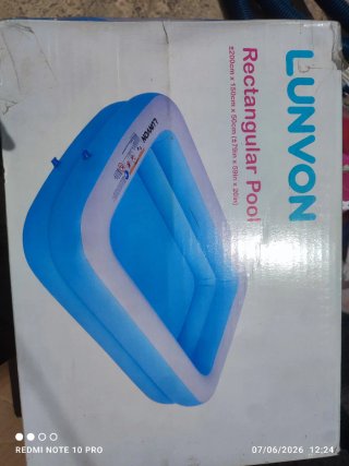 Piscina Rectangular LUNVON 200x150x50cm
