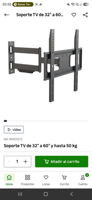 Soporte TV 32 a 60 Full Motion