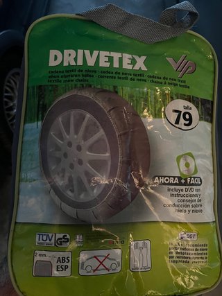 Cadenas textiles para nieve Talla 79