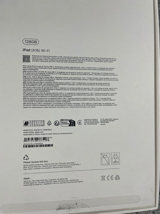 iPad 10ª Gen 128GB Azul