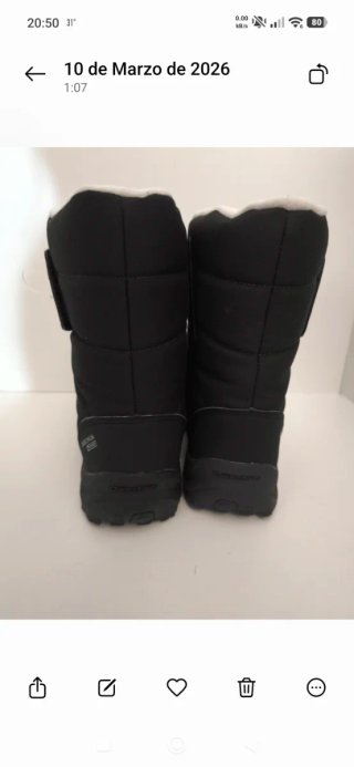 Botas de Nieve Quechua Impermeable talla 37.5 y 38