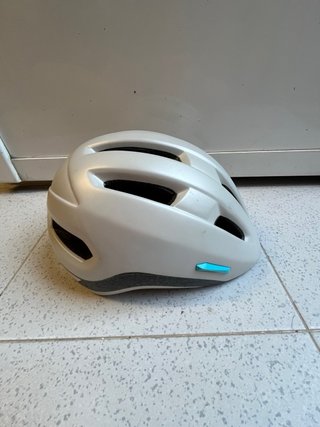 Casco bici B-Twin blanco