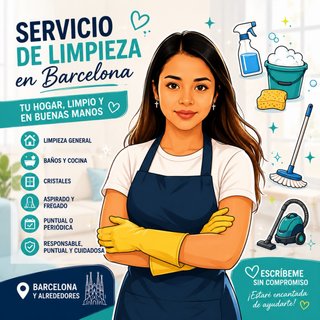 Servicio de limpieza en  Barcelona por horas