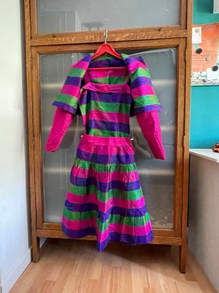Conjunto Vestir Seda Natural