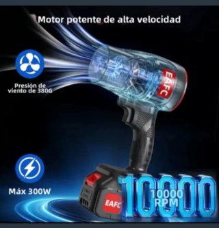 Soplador Inalámbrico Recargable (2 Baterías)