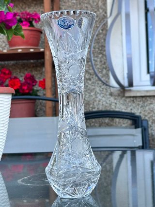 Vaso Bohemia Cristallo Trasparente