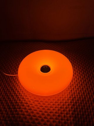 Lampada Stile IKEA Donut Ciambella Arancione