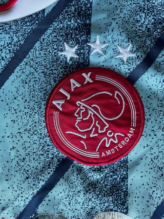 Camiseta Ajax Adidas Azul Talla M